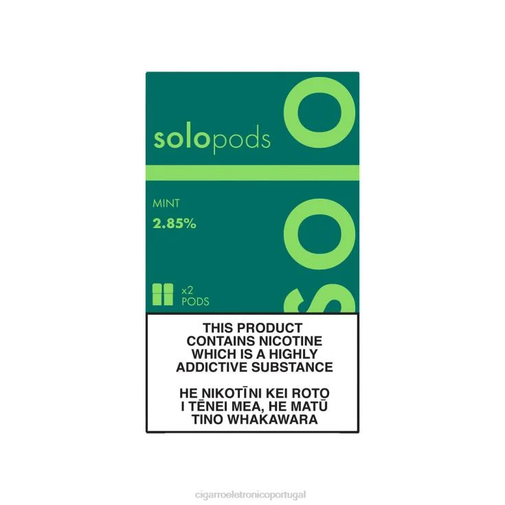 Loja De Cigarro Eletronico Portugal – Solo cápsula de reposição pacote com 2 hortelã X8RN852