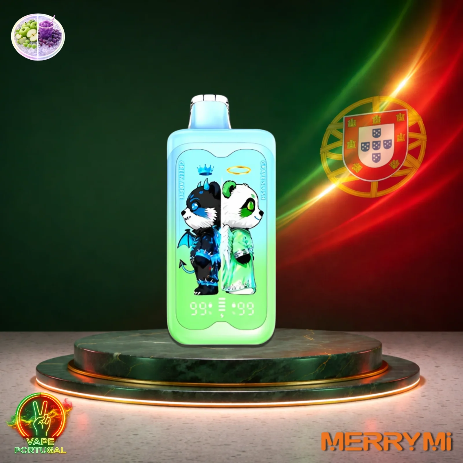 MerryMi Panda Twins 40K Puffs | Vape Descartável Portugal 2% Nicotina