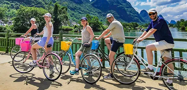 Private Guided Yangshuo Bicycle Tour along Ten-Mile Gallery