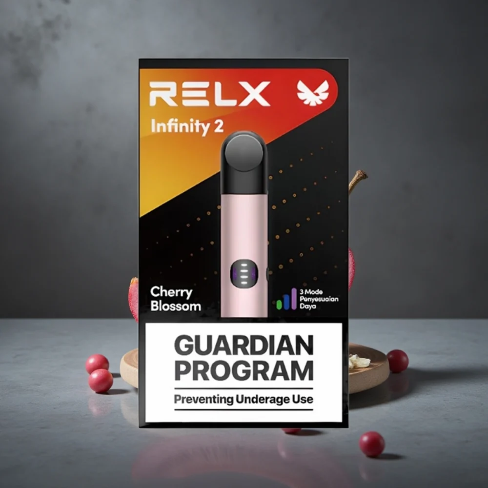 RELX Infinity 2 600-650 puffs 1.9 ml Pink Design Metálico USB Type-C - Image 2
