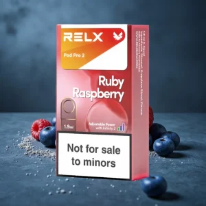 RELX Pod Pro 2 600 puffs 0% nic 1.9ml Framboesa Azul 2/3 pods Eco/Smooth/Boost