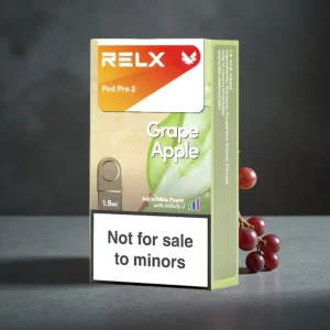 RELX Pod Pro 2 600 puffs 0% nic 1.9ml Uva Maçã Eco/Smooth/Boost 2/3 pods