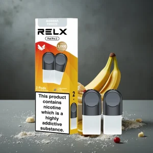 RELX Pod Pro 2 600 puffs 1.8% nicotina 1.9ml sobremesa-banana gelada