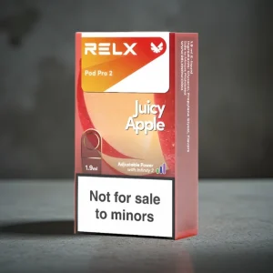 RELX Pod Pro 2 600 puffs 1.9ml 0% nic Maçã Suculenta Eco/Smooth/Boost Mode