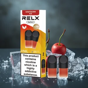 RELX Pod Pro 2 600 Puffs 1.9ml 1.8% Nicotine Açaí Gelo 3 Modos de Voltagem