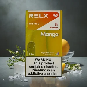 RELX Pod Pro 2 600 puffs 3% nic 1.9ml Eco/Smooth/Boost Gelado de Manga