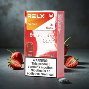 RELX Pod Pro 2 600 puffs 3% nicotina 1.9ml Explosão de Morango