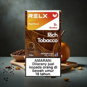 RELX Pod Pro 2 600 puffs 5% Nicotine 1.9ml Tabaco Rico Eco/Smooth/Boost Mode