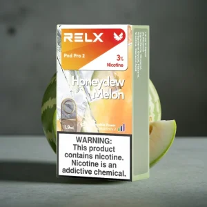 RELX Pod Pro 2 600 puffs Melão Verde Nicotina 3% 1.9ml 3 Modos
