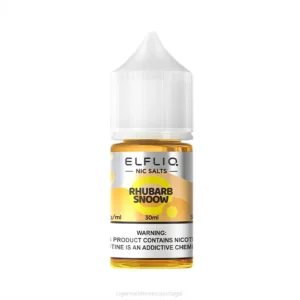 RUBARB SNOOW ELFBAR ELFLIQ Nic Salt 30ml 0X0V26