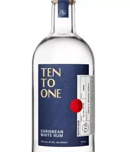 Ten to One, Caribbean White Rum, Jamaica and Dominican Republic (45%)