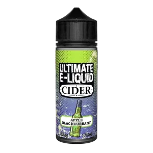 Ultimate E-liquid – Cider Apple Blackcurrant 100ml Shortfill