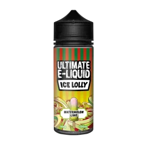 Ultimate E-liquid Ice Lolly – Watermelon Lime 100ml Shortfill