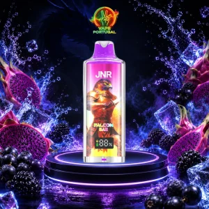 Vape Descartável Black Dragon Ice – JNR Falcon Bar 48K