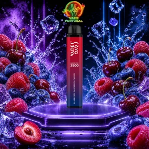Vape Descartável Blueberry Raspberry Cherry – Ghost Pro 3.5K