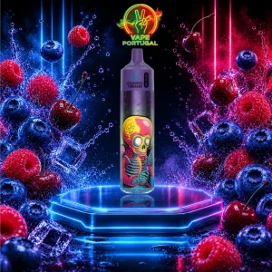 Vape Descartável Blueberry Sour Raspberry – Fumot Tornado Music 30K