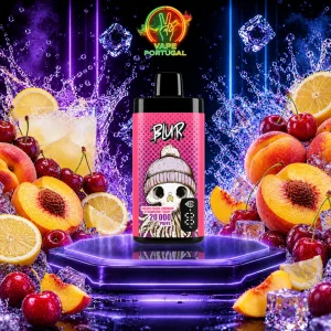 Vape Descartável Cherry Peach Lemonade – Blur 20K