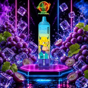 Vape Descartável Grape Ice – Fumot Tornado 15K