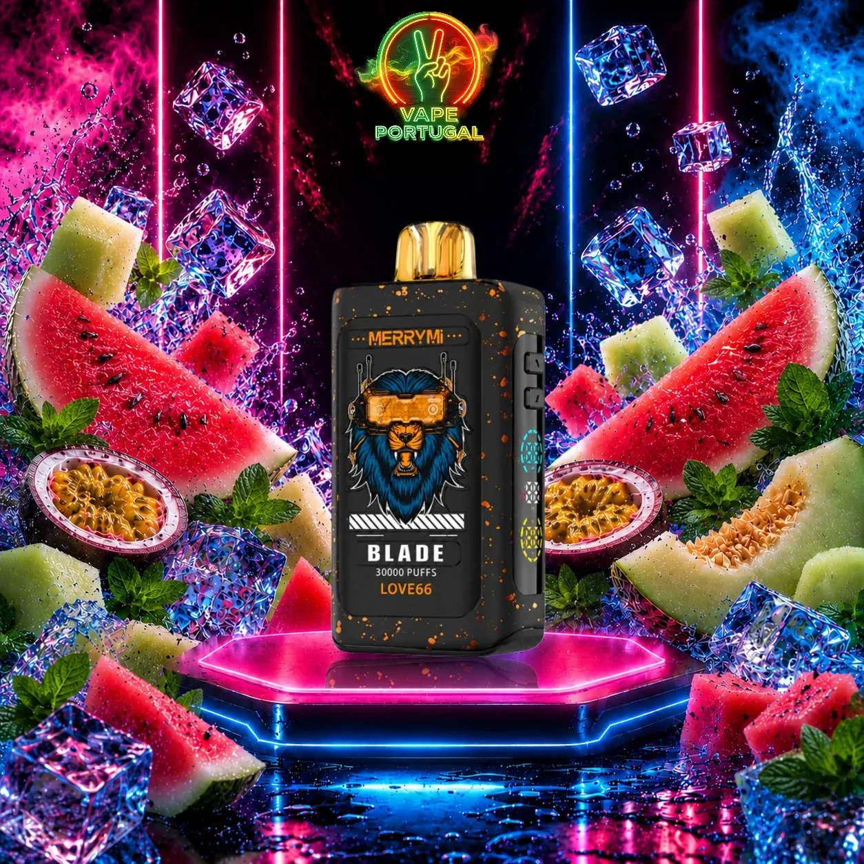 Vape Descartável Love 66 – MerryMi Blade 30K