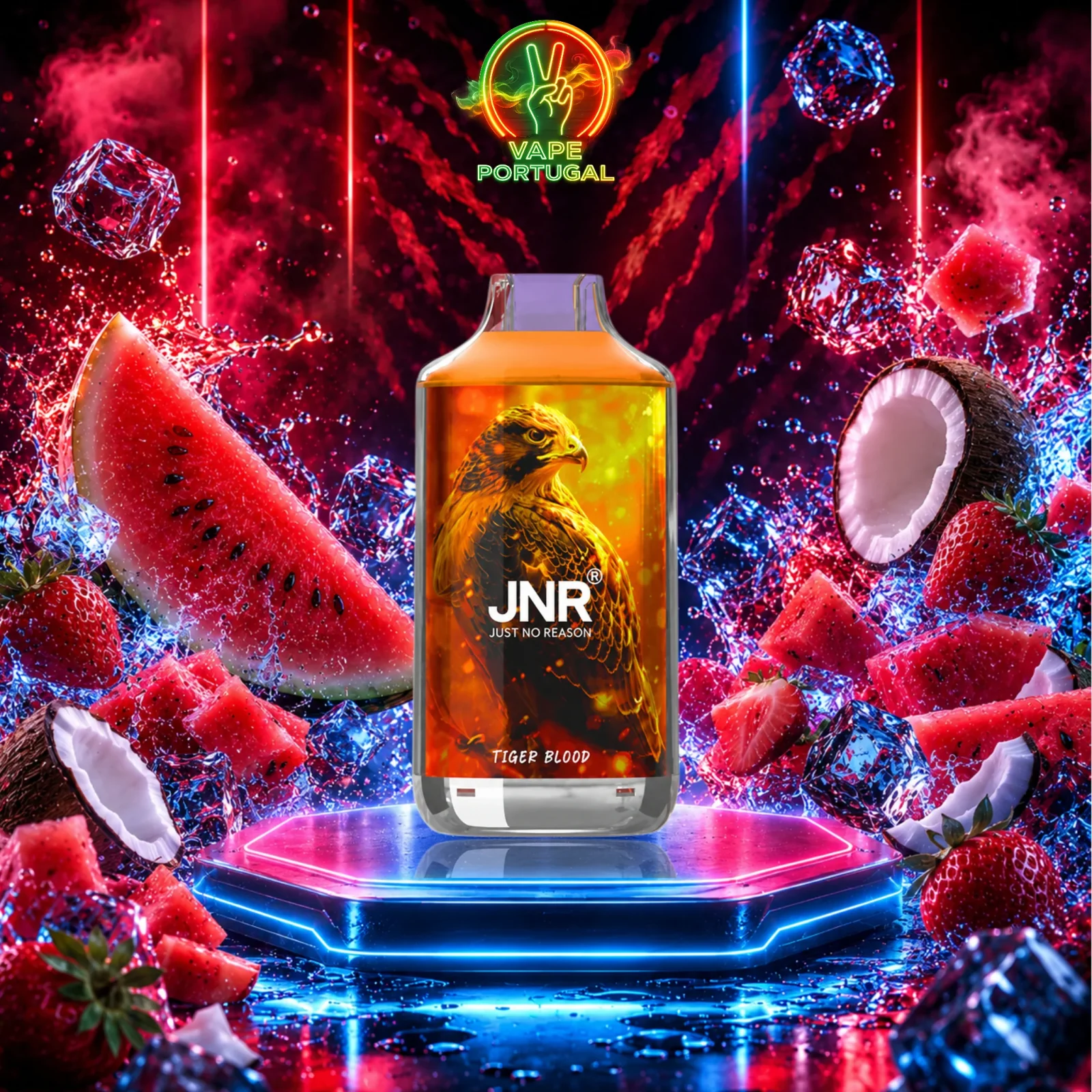 Vape Descartável Tiger Blood – JNR Falcon 16K
