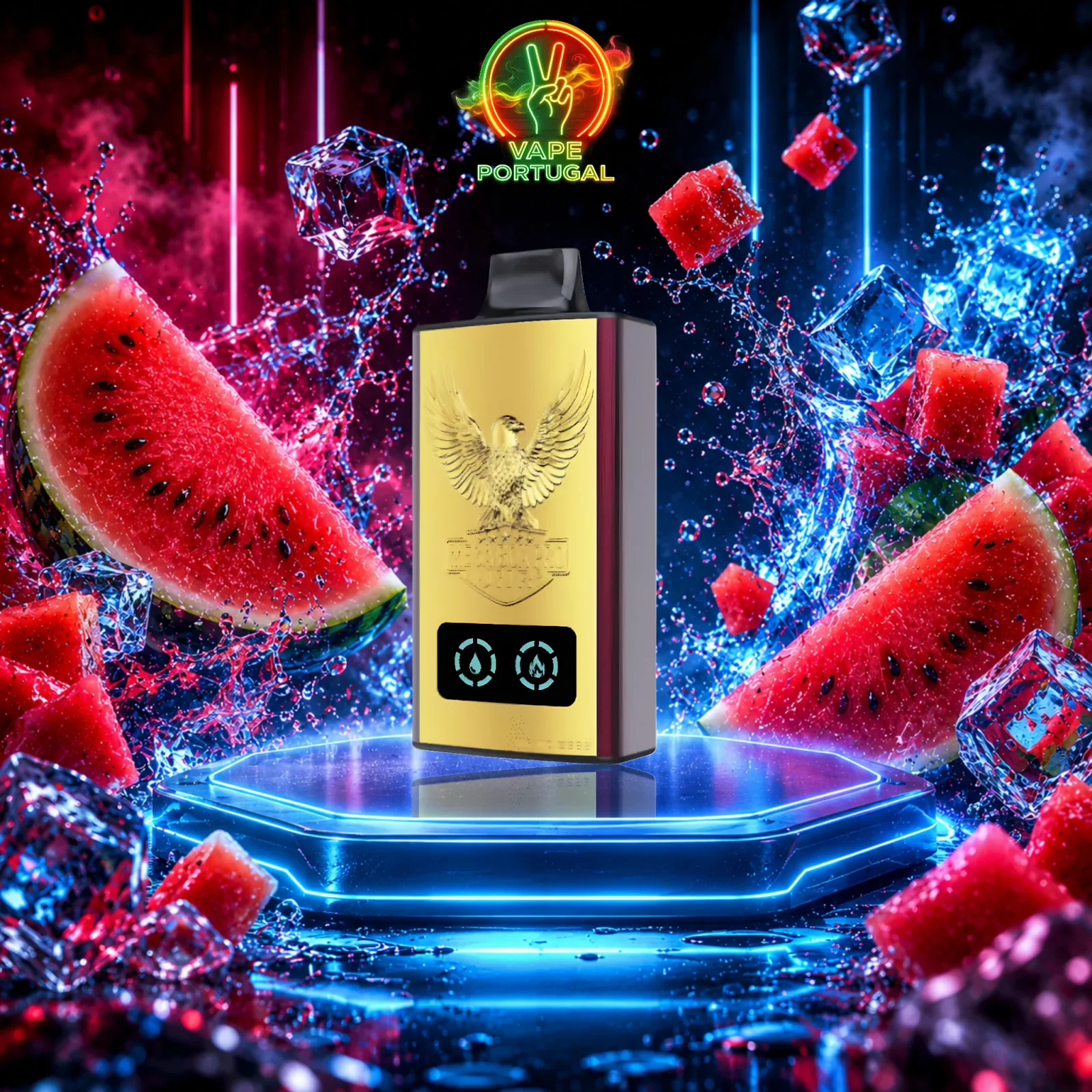 Vape Descartável Watermelon Ice – JNR Mega Box Pro 50K