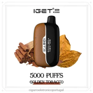 Vaporizador De Ervas Atacado – IGET Moon k5000 tabaco dourado 280PF1