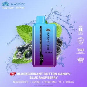 vaporizador de ervas atacado RB64221 algodão doce de groselha/framboesa azul Hayati Pro Ultra