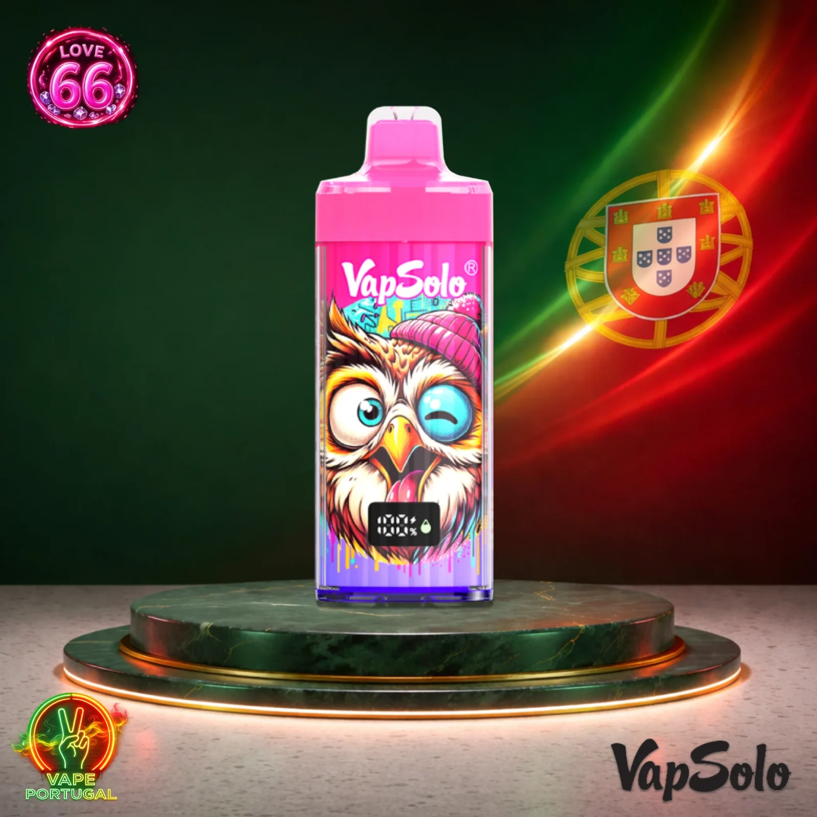 VapSolo King Pro 65K Puffs | Vape Descartável Portugal 2-5% Nicotina