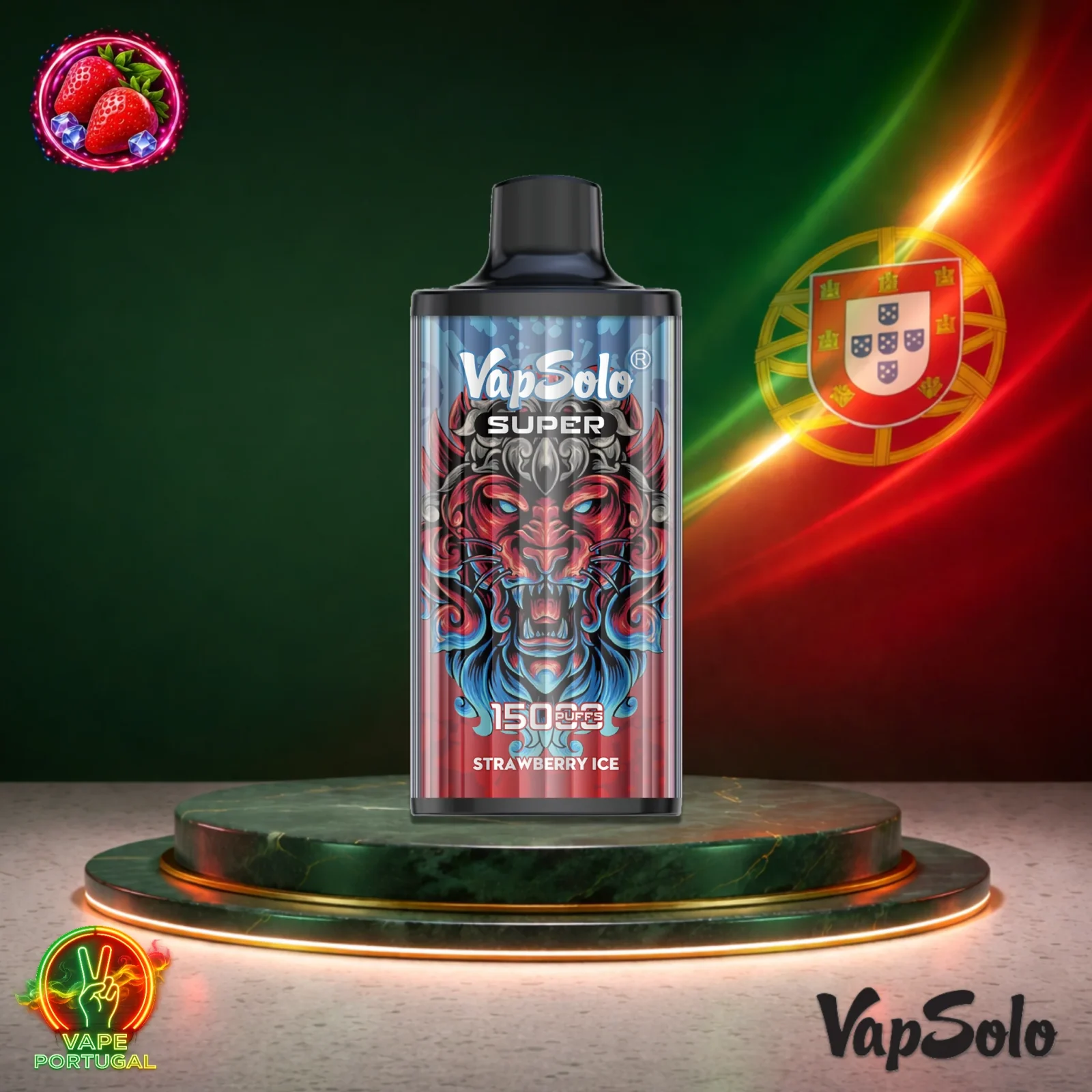 VapSolo Super 15K Puffs | Vape Descartável Portugal 2-5% Nicotina